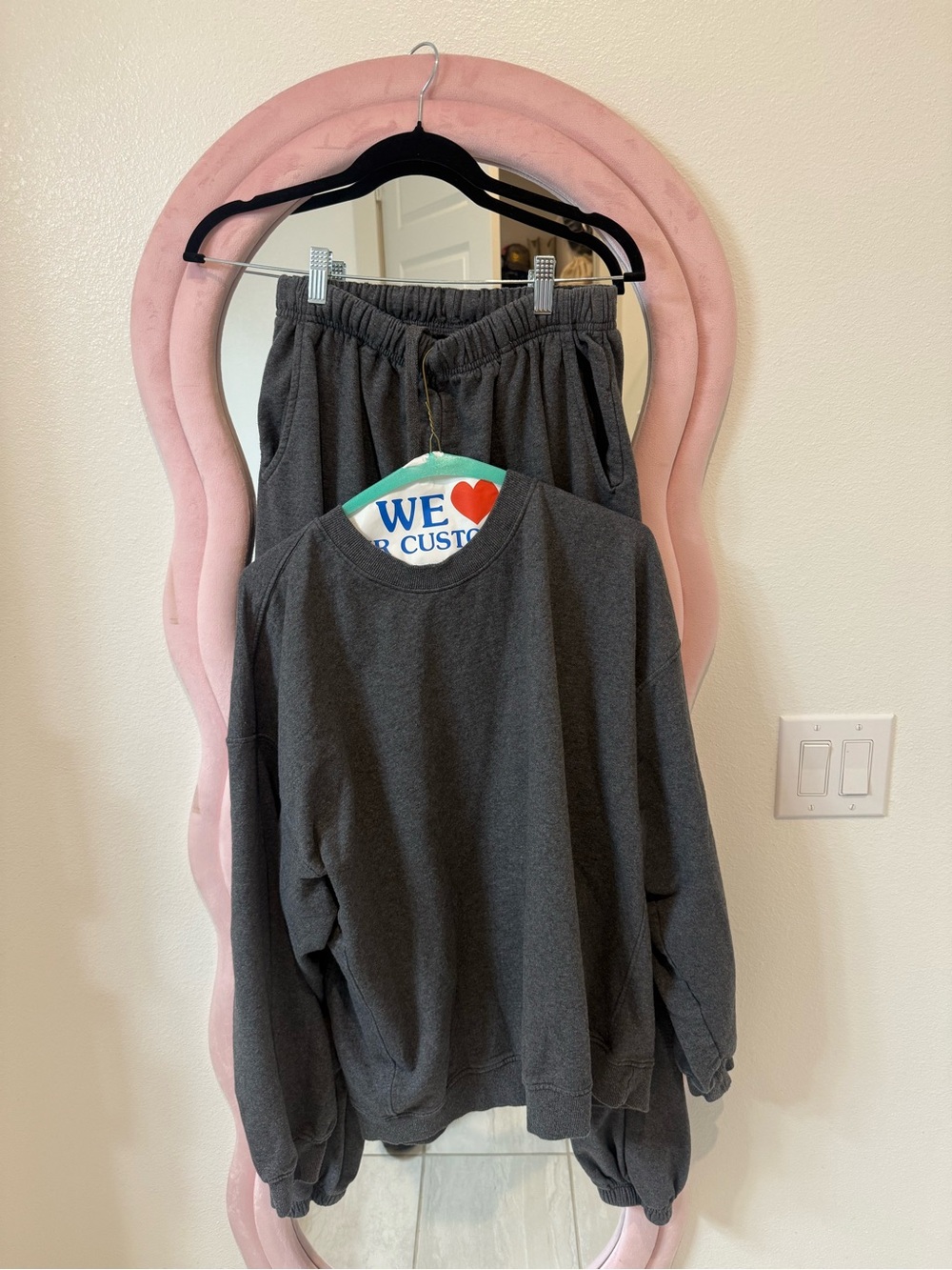 Daily Drills Dark Gray Crewneck Sweatshirt